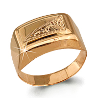 кольцо (Au 585) 53006, изображение 1