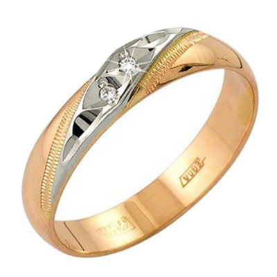 кольцо (Au 585) 1-102-20, изображение 1