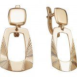 серьги (Au 585) АС901-3741, изображение 1