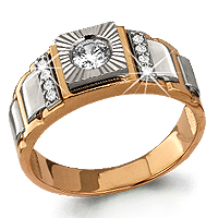 кольцо (Au 585) 60618А, изображение 1