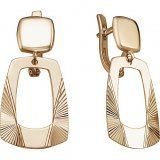 серьги (Au 585) АС901-3741, изображение 1