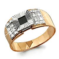 кольцо (Au 585) 62048Ч, изображение 1