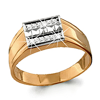 кольцо (Au 585) 62019А, изображение 1