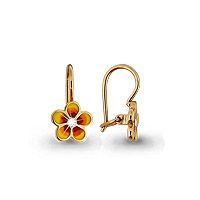 серьги (Au 585) 42206А, изображение 1