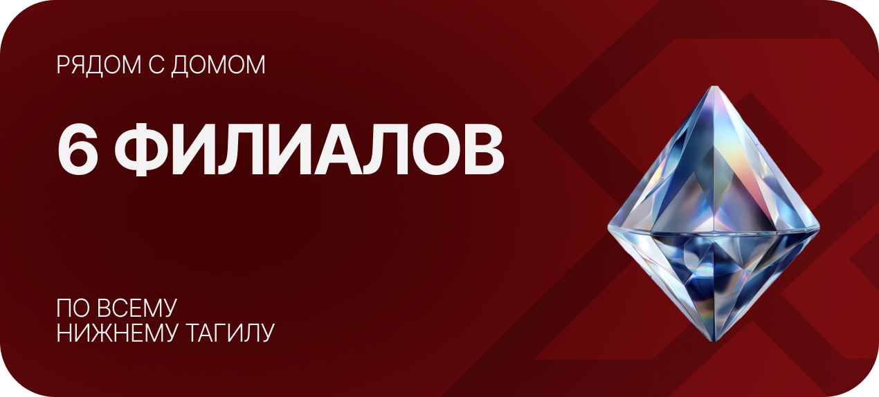 Рядом с домом: 6 филиалов по всему Нижнему Тагилу