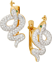 серьги (Au 585) 23463, изображение 1