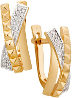 серьги (Au 585) 21422, изображение 1