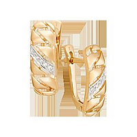 серьги (Au 585) 23997, изображение 1