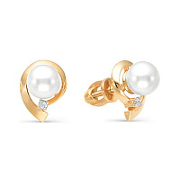 серьги (Au 585) 05-1-004-0501-011, изображение 1