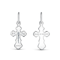 крест (Ag 925) с080030, изображение 1