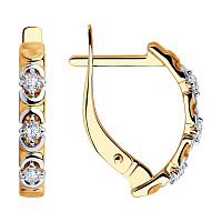 серьги (Au 585) 81020425, изображение 1