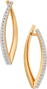 серьги (Au 585) 10673