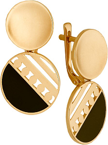 серьги (Au 585) 24270 