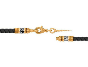 Шнурок (Ag 925, Au 999) 90012КЛ