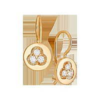 серьги (Au 585) 24003, изображение 1