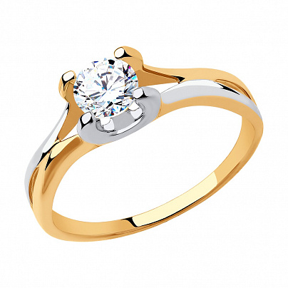 кольцо (Au 585) 018390, изображение 1