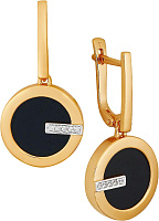 серьги (Au 585) 19580, изображение 1