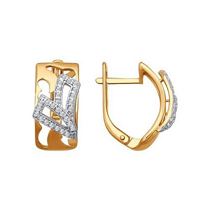 серьги (Au 585) 026122