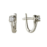 серьги (Au 585) 2-105-11, изображение 1