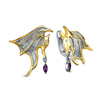 серьги (Ag 925) YE02636-1_SR_AM_BJ, изображение 1