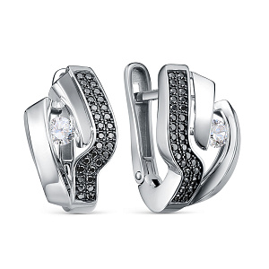 б121016 ч серьги (Au 585)