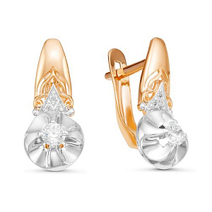 серьги (Au 585) 126301