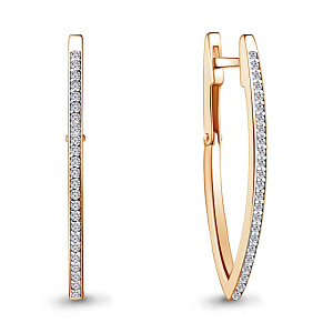 серьги (Au 585) 48605А