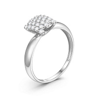 кольцо (Ag 925) К-4050-Р, изображение 1