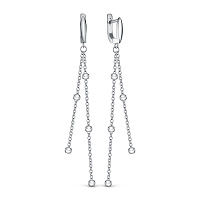 серьги (Ag 925) FYE10998_SR_WG, изображение 1