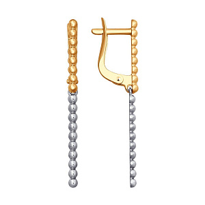 серьги (Au 585) 027642