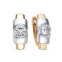 серьги (Au 585) 1200585, изображение 1