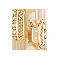 серьги (Au 585) 23996, изображение 1