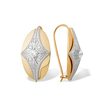 Серьги (Золото 585К) С1527101, изображение 1
