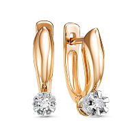 Серьги (Au 585) ЗА-02-01795-02-001-01-01, изображение 1