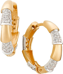 серьги (Au 585) 24112 