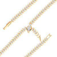 Браслет (Золото 585К) Б13217881, изображение 1