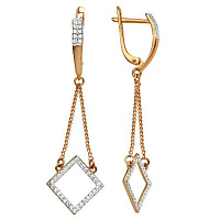 серьги (Au 585) 40122800, изображение 1