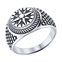 кольцо (Ag 925) 95010091, изображение 1