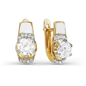 серьги (Au 585) 920134