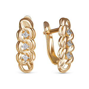 серьги (Au 585) 1200299