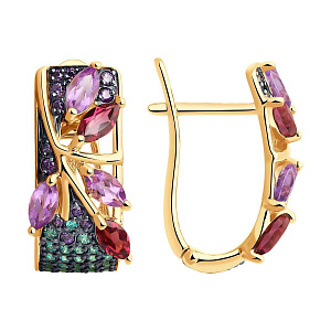 серьги (Au 585) 726812