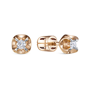 серьги (Au 585) Бр150030
