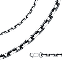 цепь (Ag 925) ЯГВ150-Ч, изображение 1