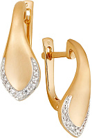 серьги (Au 585) 23622, изображение 1