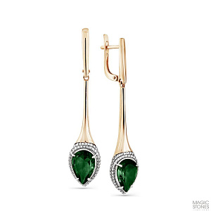 серьги (Au 585) 02-2-691-1901-011