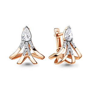 серьги (Au 585) 48319А