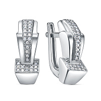 серьги (Au 585) б121143, изображение 1