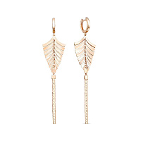 серьги (Au 585) 120452, изображение 1