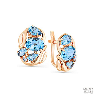 серьги (Au 585) 02-2-626-1300-010