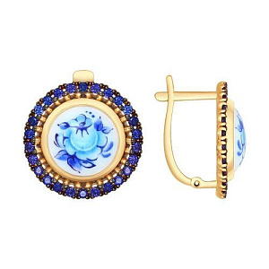 серьги (Au 585) 782008